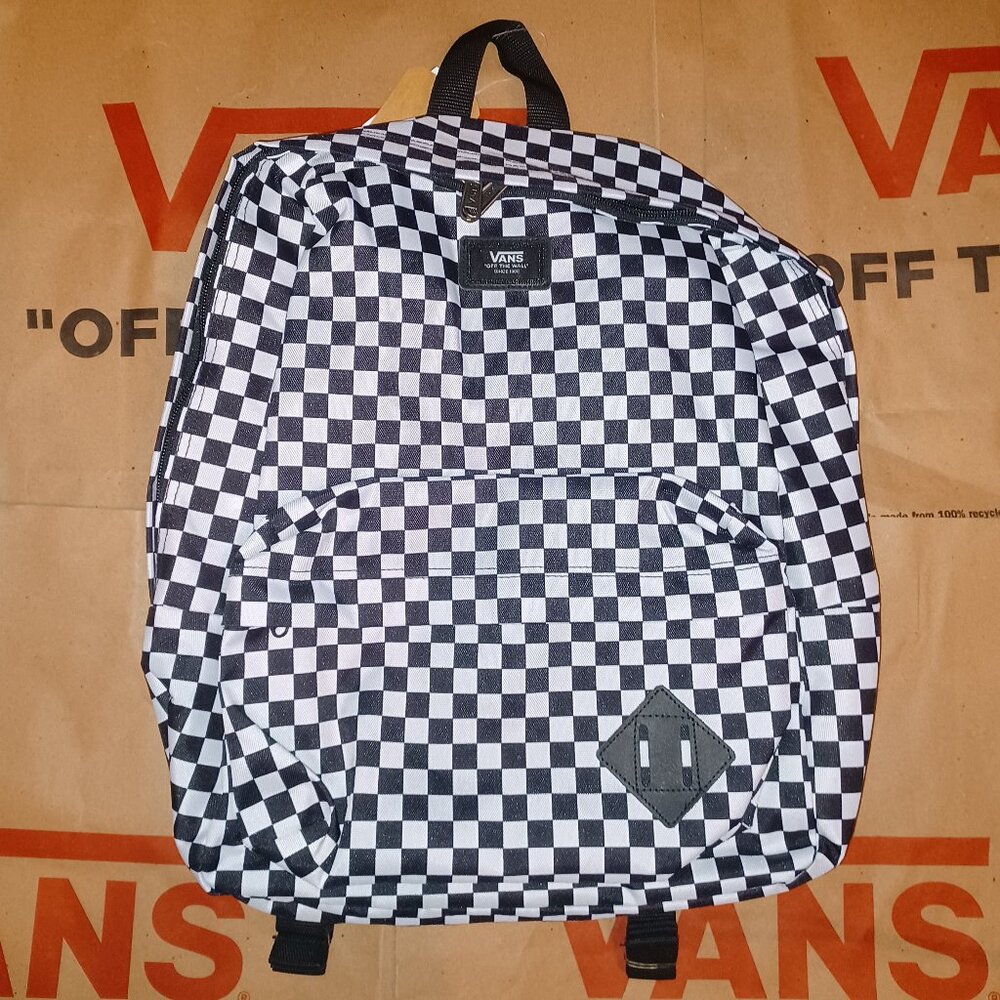 Vans Old Skool III 22L Checker Black/White Backpack Checkerboard Book Bag